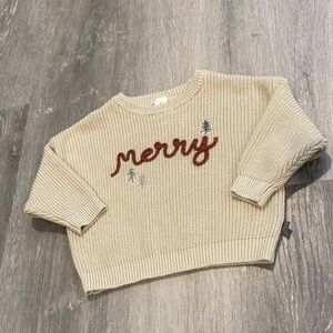 “Merry” sweater